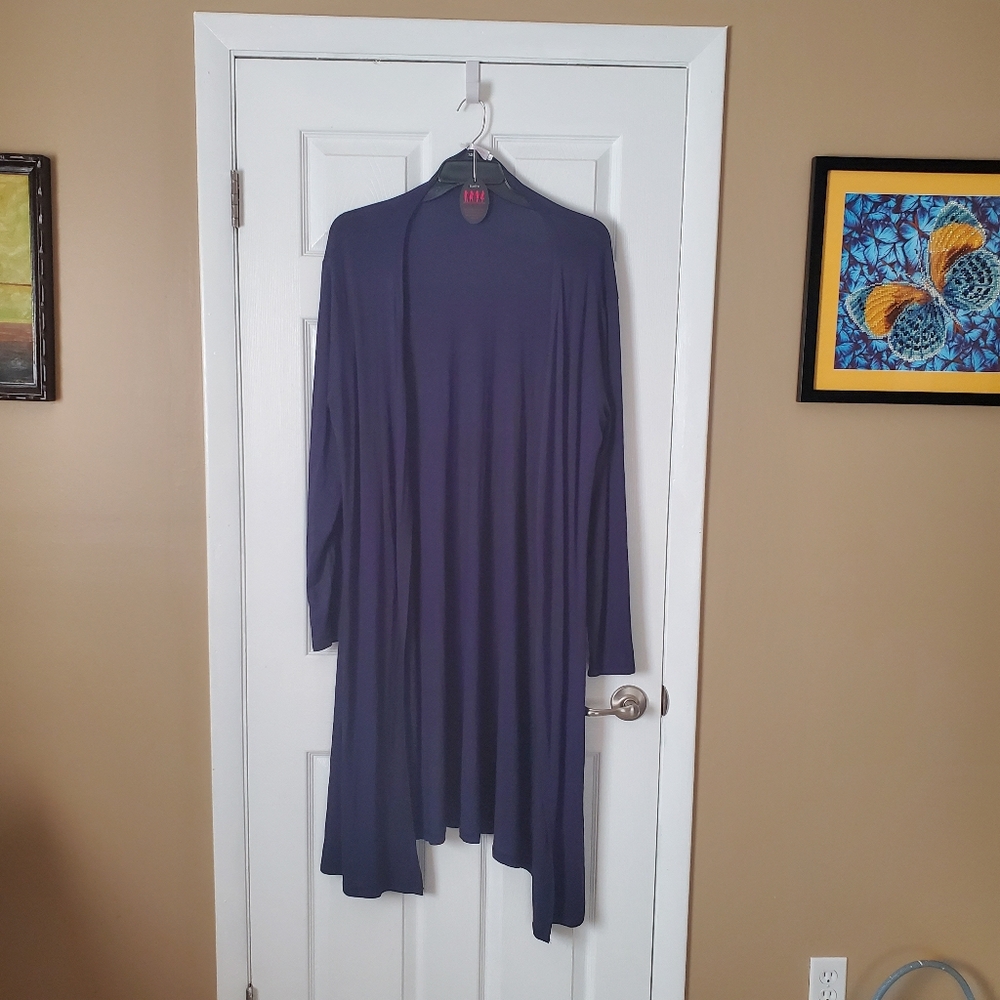 Navy Blue Duster Plus Size